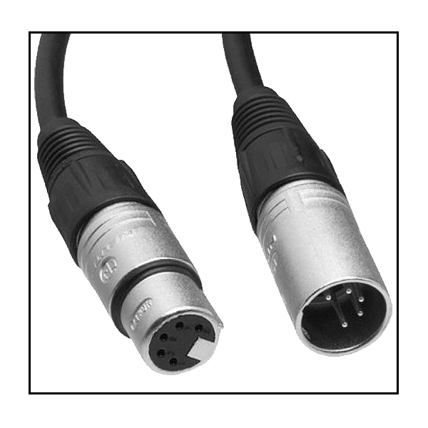 Cable DMX 4-Pin - 10 ft.