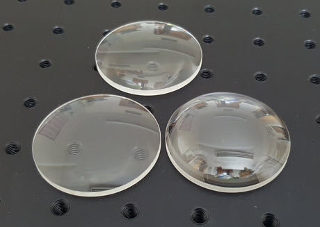 50mm Diameter Plano-Convex Lens Coated