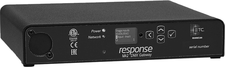ETC Response DMX RDM 4-Port Gateway (4 Terminator Connectors)