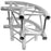 Global Truss SQ-4126-CR-L90 3-WAY 90 DEGREE ROUNDED CORNER