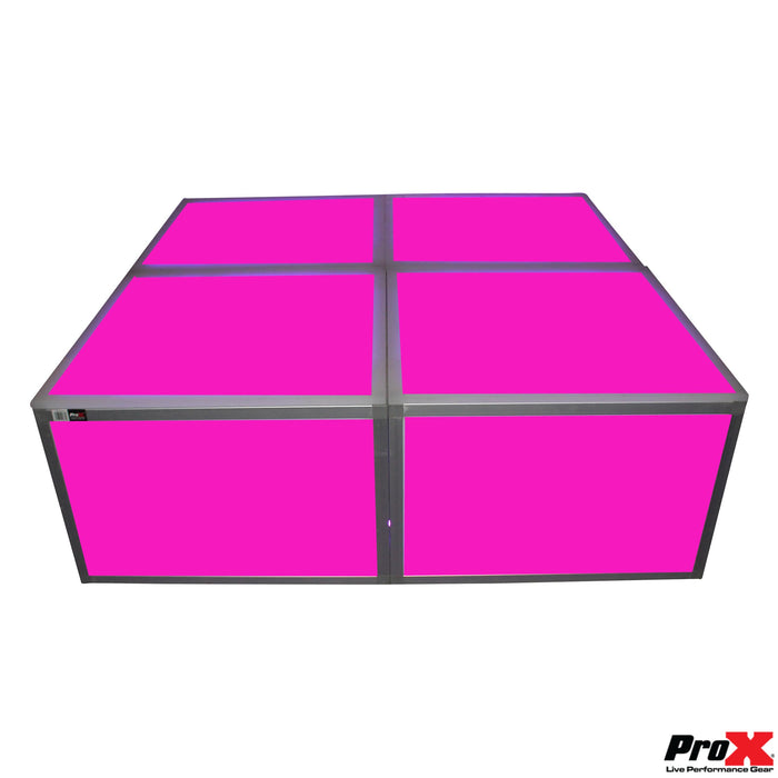 ProX XSA-2X2-16 LUMO STAGE Acrylic Platform Riser 24In X 24In X 16In High Section