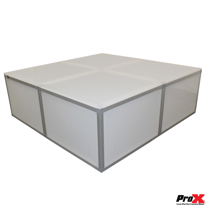 ProX XSA-2X2-16 LUMO STAGE Acrylic Platform Riser 24In X 24In X 16In High Section